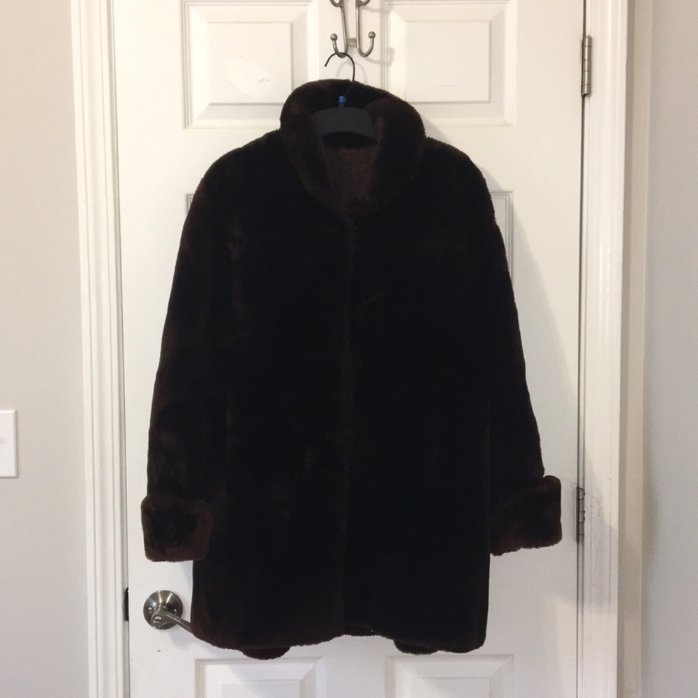 Fur coat and matching Hat - medium